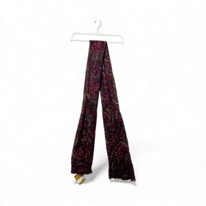 Patricia Nash Floral Paisley Women's Scarf Boho Casual Lightweight Shawl Brown